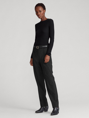 Stretch Straight-leg Pant