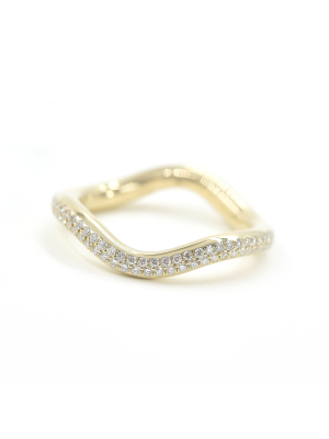 Popie White Diamond Ring