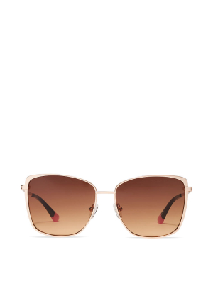 Victoria's Secret Square Metal Sunglasses