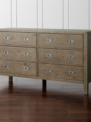 Morris Ash Grey 6-drawer Dresser