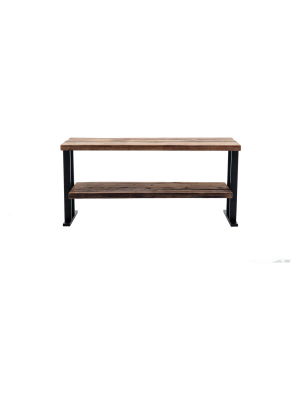 Duke 50" Two Shelf Tv Stand Brown - Crawford & Burke