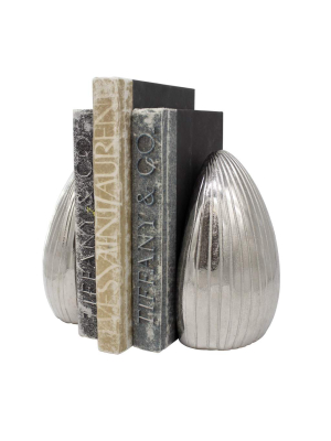 Worlds Away Gino Bookends – Antique Nickel