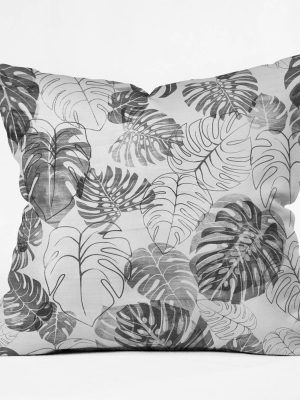 16"x16" Schatzi Brown Kona Tropic Throw Pillow Black/white - Deny Designs