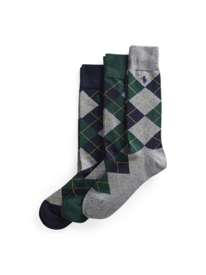 Argyle Dress Sock 3-pack