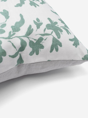 Sage Vine Pillow, Square