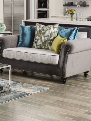 Briarcliffe Upholstered Loveseat Gray/beige/teal/olive - Homes: Inside + Out