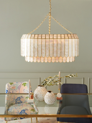 Madelyn Oval Faceted Chandelier
