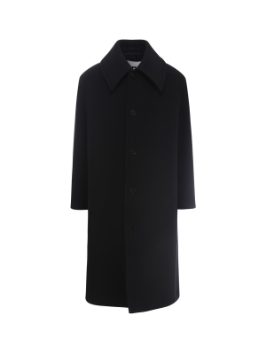 Jil Sander Single-breasted Oversized Collar Coat