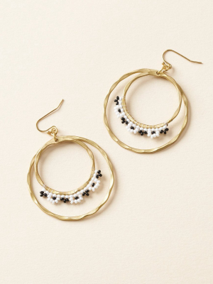 Kalapriya Earrings - Stripe Hoops