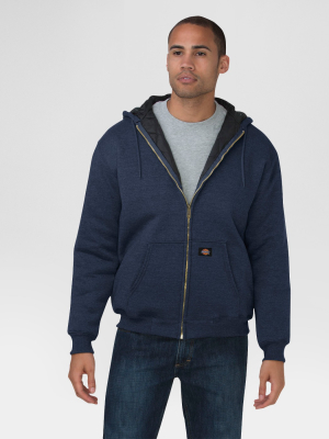 Dickies Men's Heavyweight Quilted Fleece Hoodie