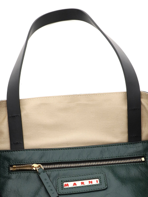 Marni Two-tone Shopping Bag