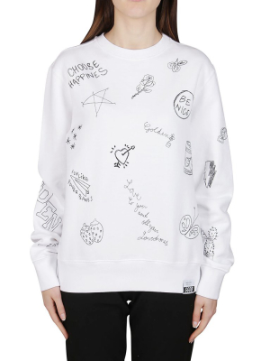 Golden Goose Deluxe Brand All-over Doodle Print Sweatshirt