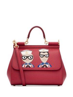 Dolce & Gabbana Sailor Patch Top Handle Bag