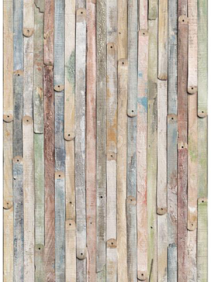 Vintage Wood Wall Mural Design By Komar For Brewster Home Fashions