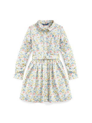 Floral Cotton Shirtdress