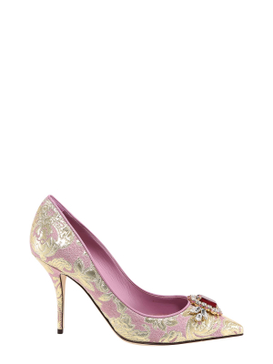 Dolce & Gabbana Floral Brocade Pumps