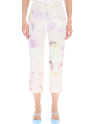 Msgm Airbrush Mid-rise Jeans