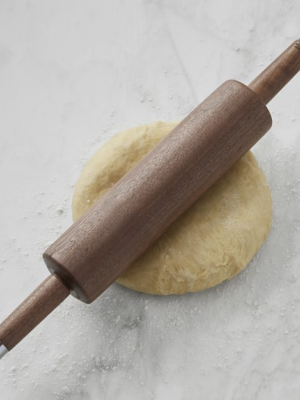 Williams Sonoma Walnut Barrel Rolling Pin