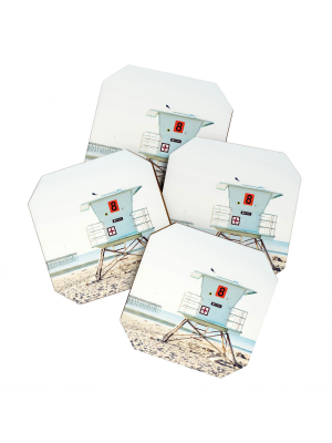 Bree Madden Ventura Beach Coaster Set - Deny Designs