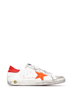 Golden Goose Kids Old School Velcro Strap Sneakers