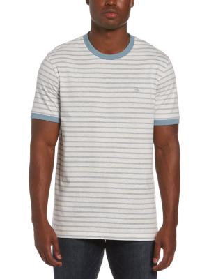 Stripe Short Sleeve Tee Shirt