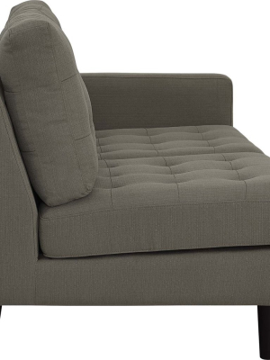 Emmy Right-facing Upholstered Fabric Loveseat