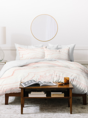 Blush Rebecca Allen Duvet Cover - Deny Designs