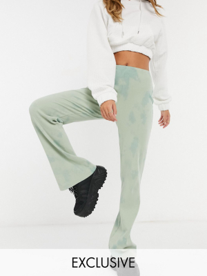 Collusion Marble Wash Rib Flares