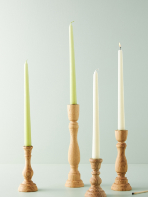 Sawyer Wood Taper Candle Holder