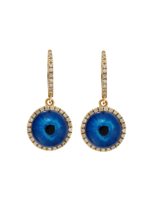 Deep Blue Eye Earrings S