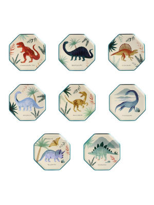 Dinosaur Kingdom Side Plates (x 8)