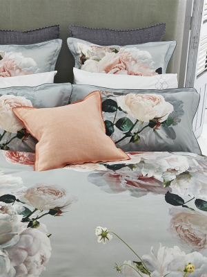 Peonia Grande Zinc Shams Design By Designers Guild