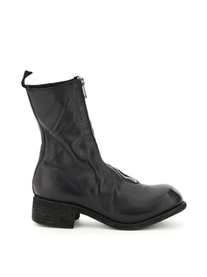 Guidi Pl2 Front Zip Ankle Boots