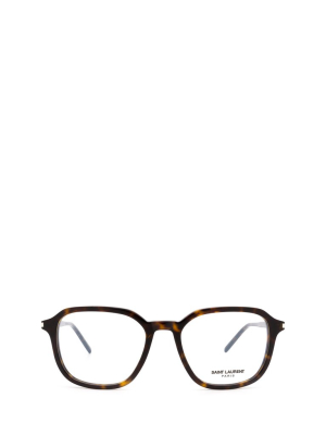 Saint Laurent Eyewear Square Frame Glasses