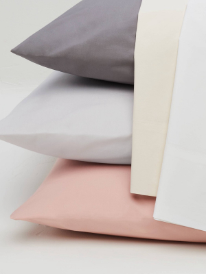 Washed Supima Percale Solid Sheet Set - Casaluna™