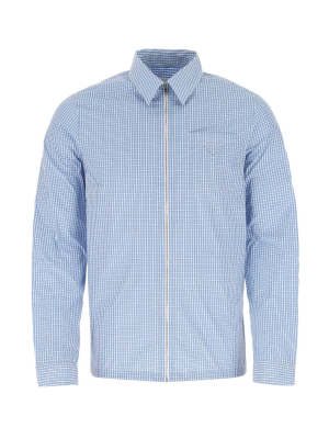 Prada Zipped Check Shirt