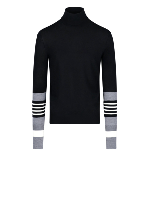 Neil Barrett Stripe-detailed High Neck Jumper