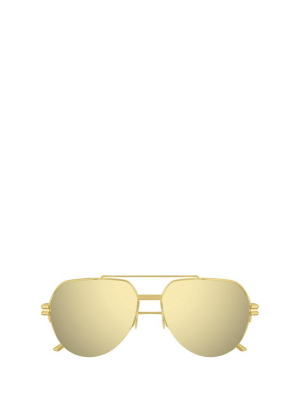 Bottega Veneta Eyewear Aviator Sunglasses