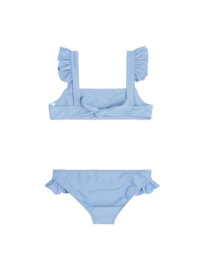Girls Peri Blue Tie Back Bikini | Minnow