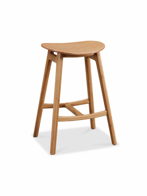 Skol Counter Height Stool Caramelized (set Of 2)