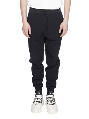 Y-3 Drawstring Waist Cuffed Pants