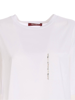 Max Mara Studio Pocket Embellished T-shirt