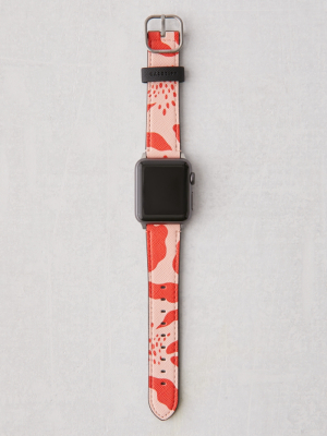 Casetify Red Abstract Apple Watch Strap