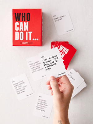 Who Can Do It… Party Game