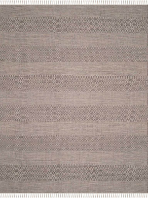 Montauk Alternating Ivory/anthracite Area Rug