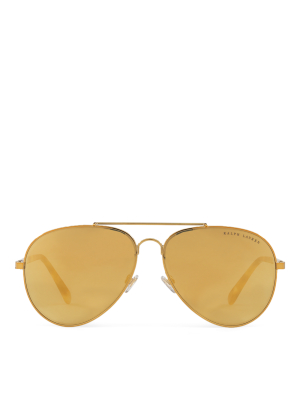 Mirrored Pilot Sunglasses