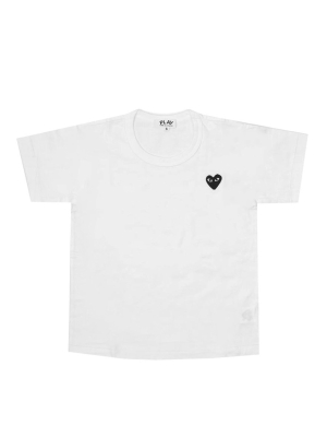 Comme Des Garçons Play Kids Heart Patch T-shirt