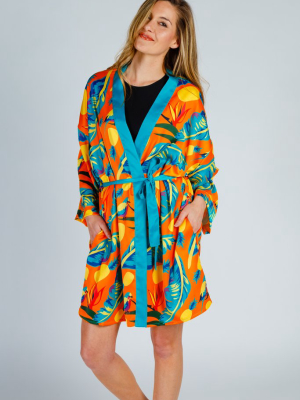 The Cruise Ship Casanova | Women's Unisex Hawaiian Party Kimono