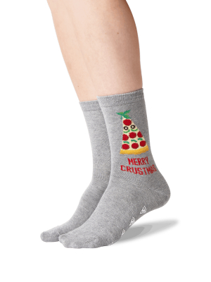 Women's Merry Crustmas Crew Socks