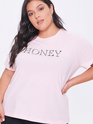 Plus Size Honey Graphic Tee